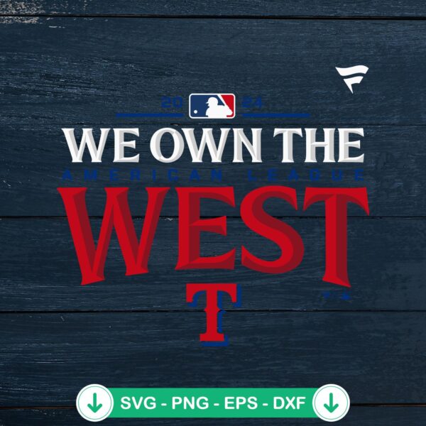 MLB 2024 Texas Rangers SVG file - Cricut cutting file