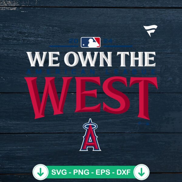 Los Angeles Angels 2024 svg file for cricut cutting file
