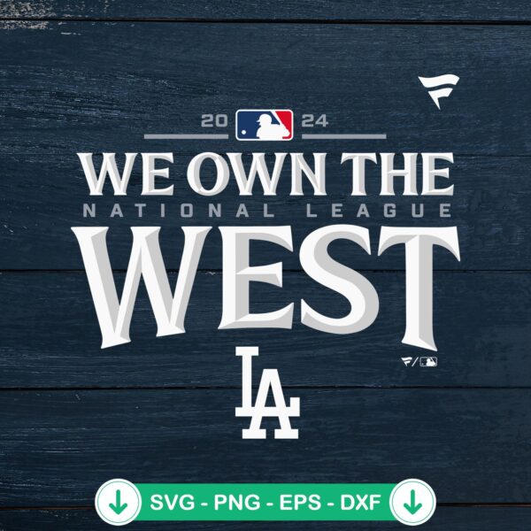 Los Angeles Dodgers 2024 SVG file for Cricut cutting file