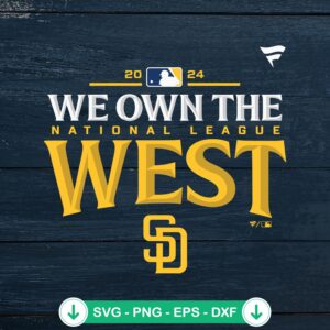 MLB San Diego Padres 2024 svg file for cutting machines