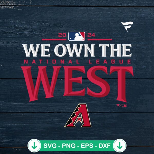 Arizona Diamondbacks 2024 svg file for Cricut cutting machine
