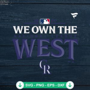 MLB Colorado Rockies 2024 SVG file, cricut svg cutting file