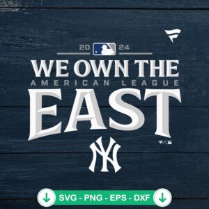 MLB New York Yankees 2024 SVG file for cutting machine