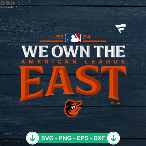 MLB Baltimore Orioles 2024 svg file for Cricut cutting machine