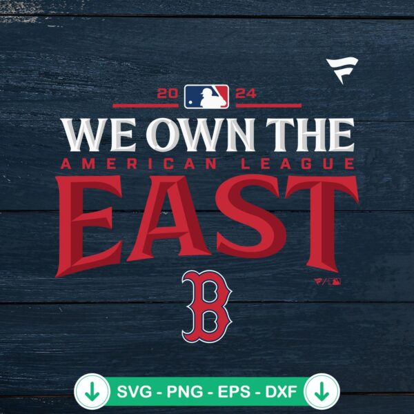 MLB Boston Red Sox 2024 svg file for Cricut cutting projects