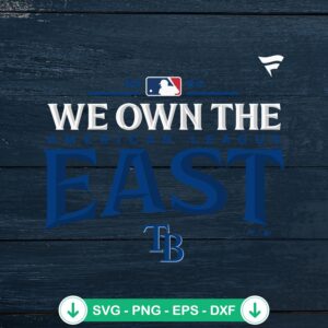 MLB Tampa Bay Rays 2024 svg file for cutting machine