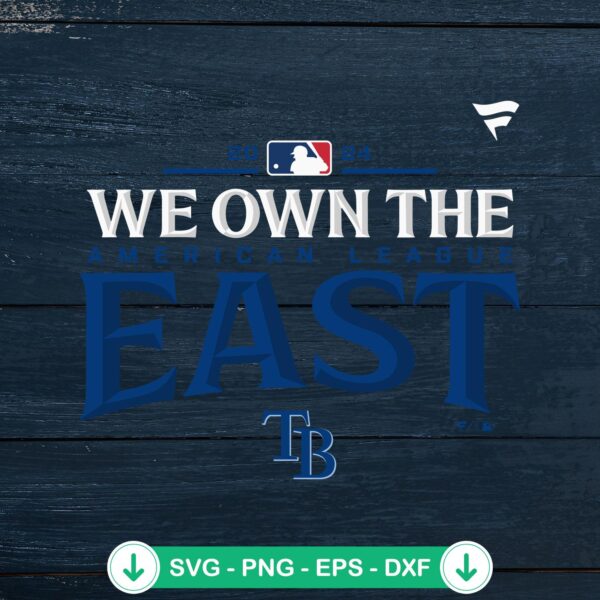 MLB Tampa Bay Rays 2024 svg file for cutting machine