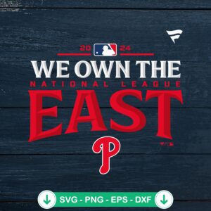 MLB Philadelphia Phillies 2024 SVG file for Cricut cutting machine