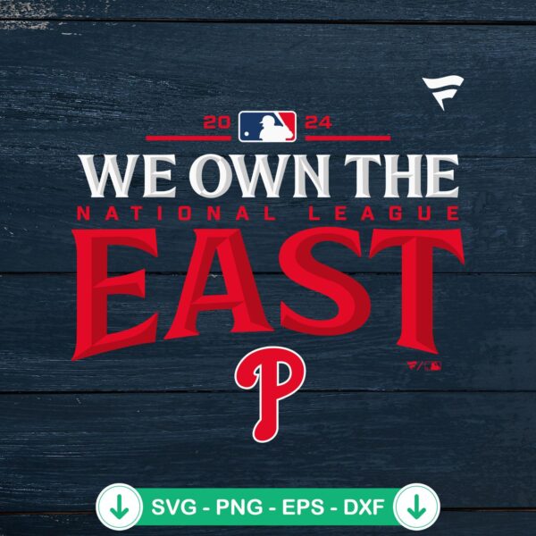 MLB Philadelphia Phillies 2024 SVG file for Cricut cutting machine