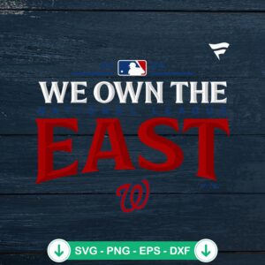 Washington Nationals 2024 SVG file for Cricut cutting machine