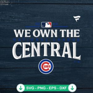 MLB Chicago Cubs 2024 SVG file for Cricut and cutting machines