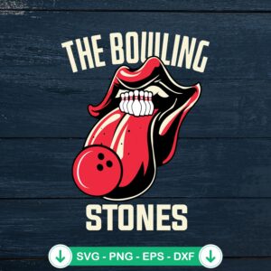 Bowling Stones SVG file for Cricut cutting machine