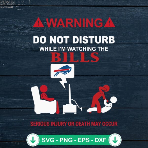 Warning Do Not Disturb SVG file for cutting machines