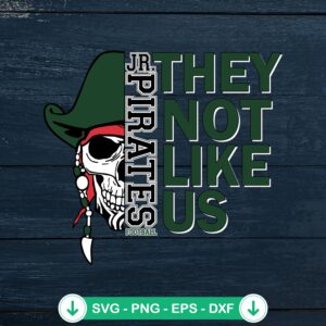 Pattonville Jr. Pirates Football SVG file for Cricut cutting machine