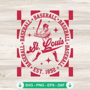 St. Louis Cardinals Est 1892 SVG file for Cricut cutting machine