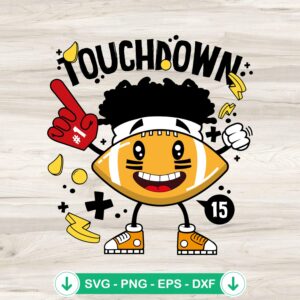 mockup-226687.jpg Touchdown Patrick Mahomes SVG file for Kansas City Chiefs