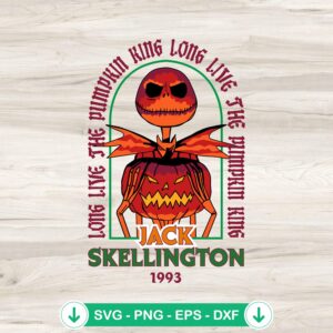 Jack Skellington 1993 SVG file for Cricut cutting machine