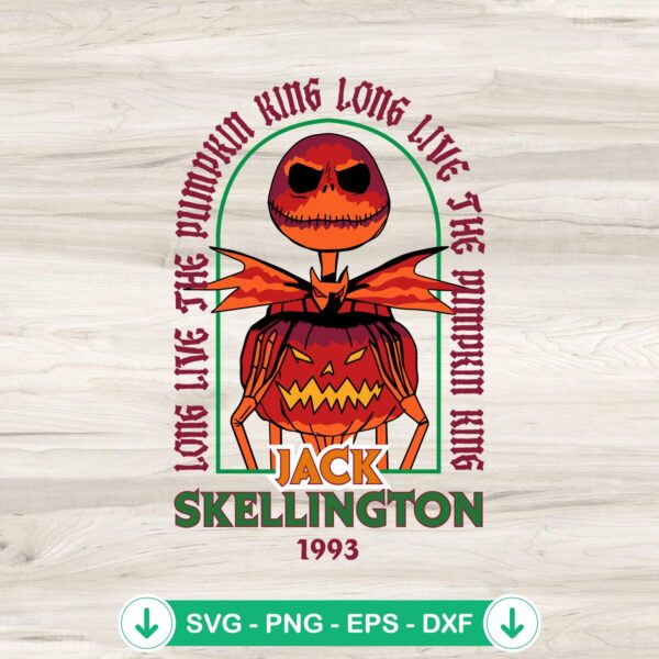 Jack Skellington 1993 SVG file for Cricut cutting machine