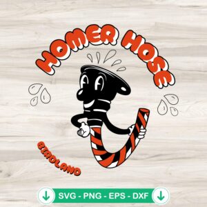 Birdland Homer Hose SVG file for Baltimore Orioles baseball