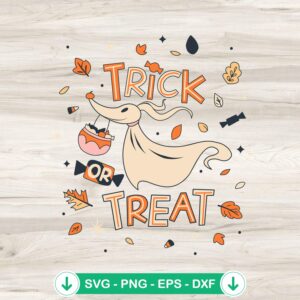 Zero Trick Or Treat Halloween SVG file for Cricut cutting machine