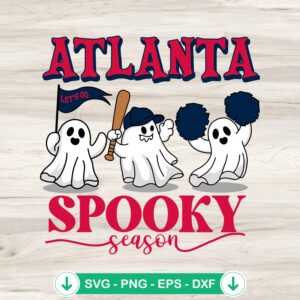 Atlanta Spooky Season SVG file for Halloween, cricut svg, cutting file