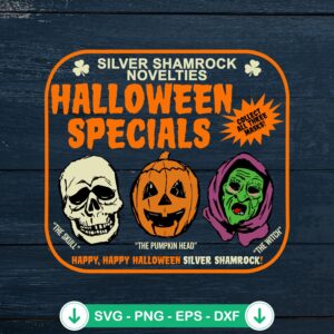 Silver Shamrock Novelties svg file for Halloween crafts