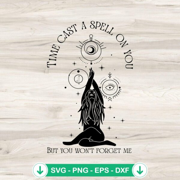 Time Cast A Spell On You SVG file for Cricut and cutting machines