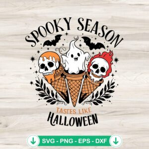 mockup-227377.jpg Spooky Season Tastes Like Halloween SVG file for cricut