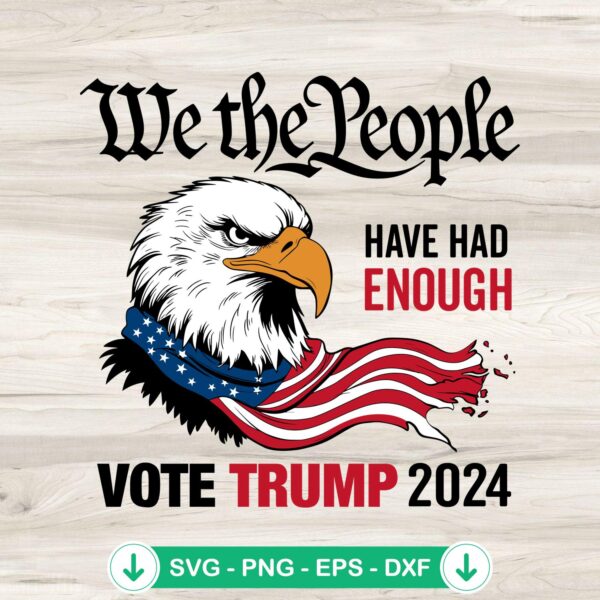 Vote Trump 2024 SVG file, cricut svg, cutting file