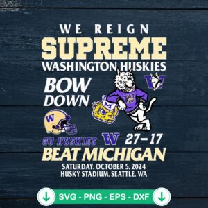 We Reign Supreme Bow Down SVG file for Cricut cutting machine