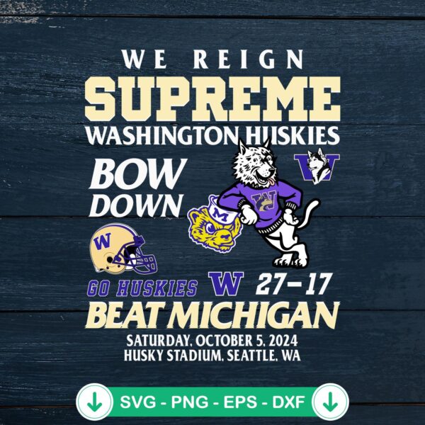 We Reign Supreme Bow Down SVG file for Cricut cutting machine