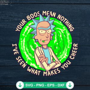 Your Boos Mean Nothing SVG file for Cricut and cutting machines
