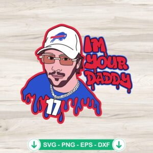 mockup-227586.jpg I'm Your Daddy JA17 SVG file for Buffalo Bills - cricut svg cutting file