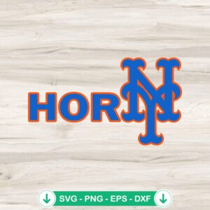 Horny New York Mets Logo SVG file for Cricut cutting machine