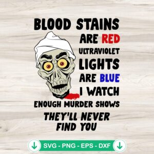Achmed Blood Stains Are Red SVG file for cricut svg cutting