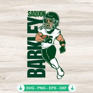 Saquon Barkley Superhero Star SVG file for cricut svg cutting