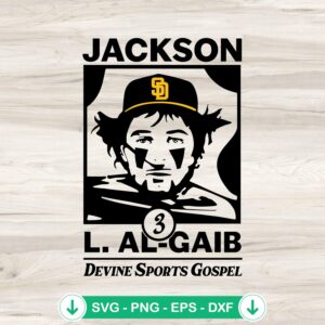 Jackson Merrill L AL Gaib SVG file for cutting machines