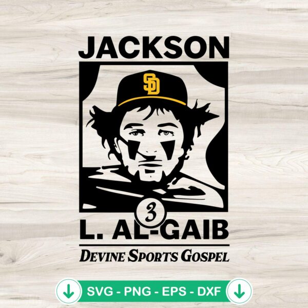 Jackson Merrill L AL Gaib SVG file for cutting machines