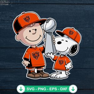 Charlie Brown x Snoopy svg file for Cricut cutting machine