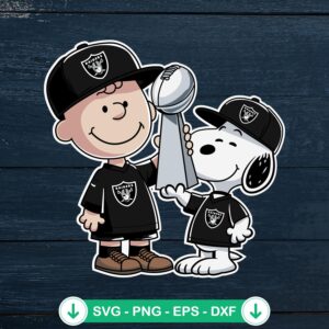 Charlie Brown x Snoopy SVG file for Super Bowl Champions Cricut cutting file