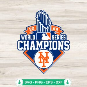 New York Mets Baseball Trophy SVG file for Cricut cutting