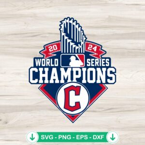 Cleveland Guardians Baseball Trophy SVG file, cricut svg cut file