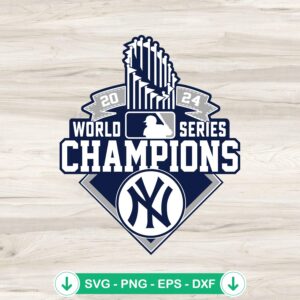 New York Yankees Baseball Trophy SVG file for cutting machine