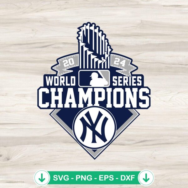 New York Yankees Baseball Trophy SVG file for cutting machine