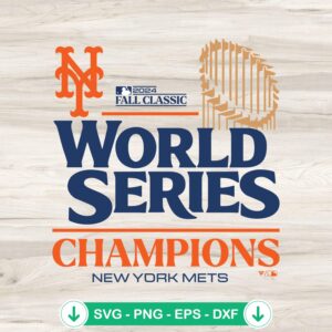 New York Mets 2024 Fall Classic SVG file for cutting machines