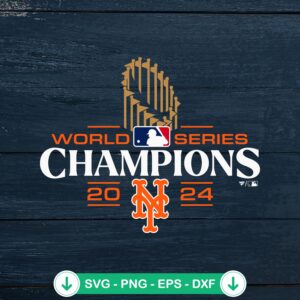 New York Mets MLB Trophy SVG file for Cricut cutting machine