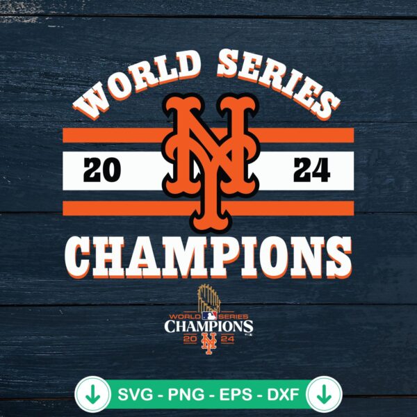 MLB World Series Champions 2024 SVG file for Cricut cutting