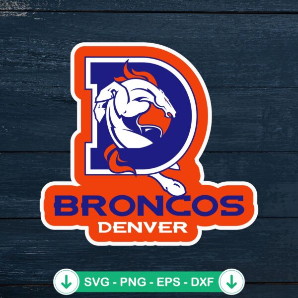 Denver Broncos The 77 SVG file, cricut svg cutting file