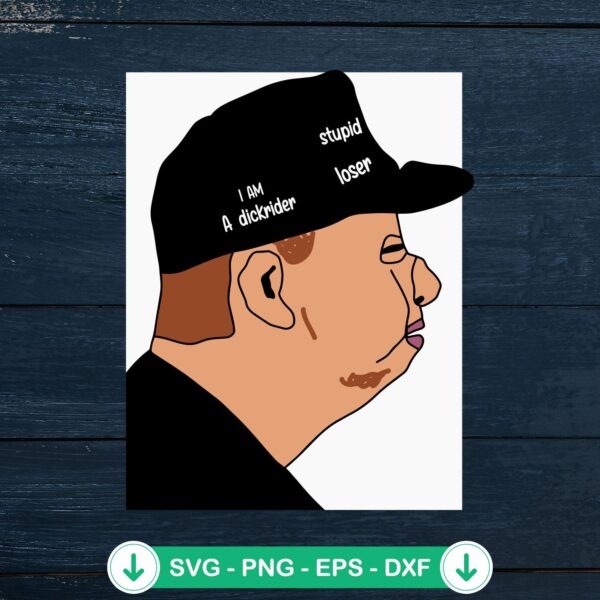 Elon-Musk Dark Maga meme SVG file for cutting machines