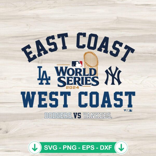 East Coast West Coast WS 2024 SVG file for Cricut cutting machine